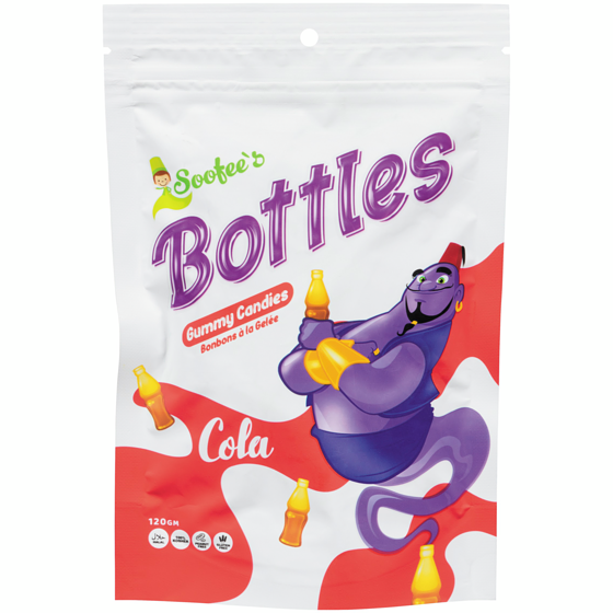 Soofee's Gummy Candies Bottles Cola 120 g, $2.08/100g