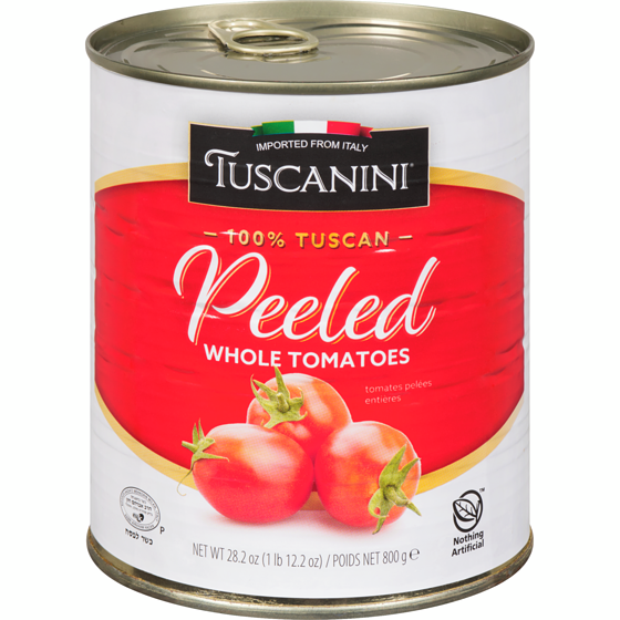 Tuscanini Peeled Whole Tomatoes 800 g, $0.69/100g