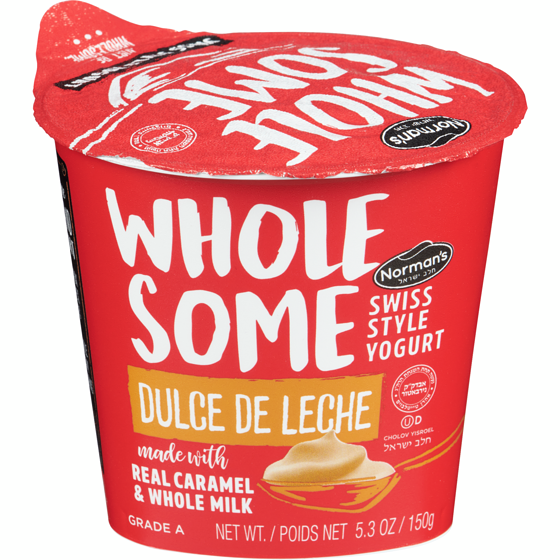Norman Wholesome Swiss Style Yogurt Dulce De Leche 150 g, $1.86/100g