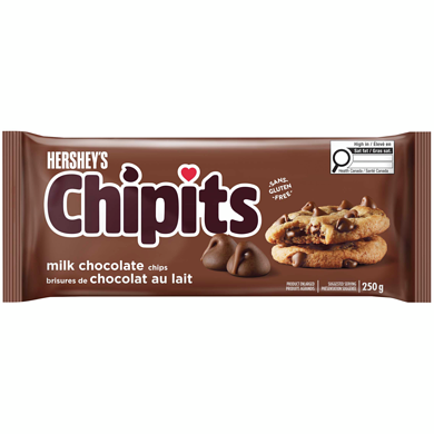 Hershey's Chipits Milk Chocolate Chips 250 g, $2.40/100g