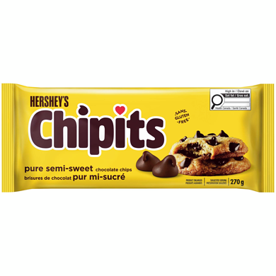 Hershey’s Brisures De Chocolat Pur Mi-Sucré Hershey'S Chipits, 270 G 270 g, 1,85 $/100g