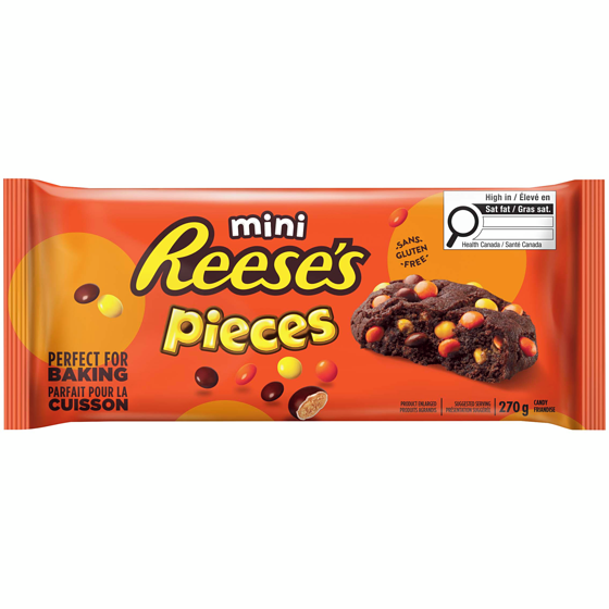 Reese’s Reese’s mini pieces pour la cuisson 270 g, 2,59 $/100g