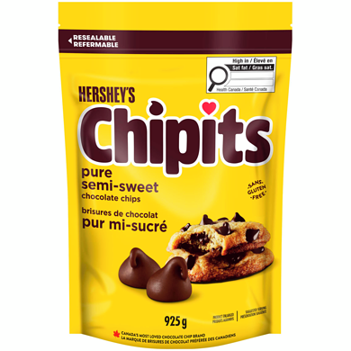 Hershey’s Brisures De Chocolat Pur Mi-Sucré Hershey'S Chipits, 925G 925 g, 2,05 $/100g
