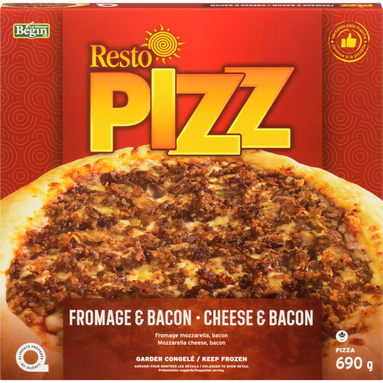Resto Pizz Resto Pizza Bacon Cheese 690 g, $1.52/100g