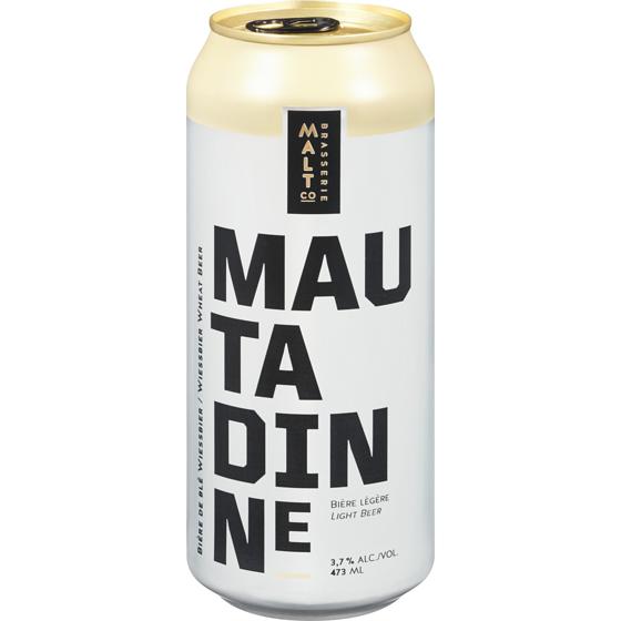 null Bière légère mautadinne (Pièce d’identité requise au moment du ramassage) 473 ml, 0,85 $/100ml