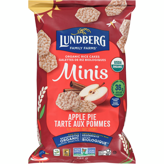 Lundberg Biologique mini galettes de riz tarte aux pommes avec arômes 142 g, 5,63 $/100g