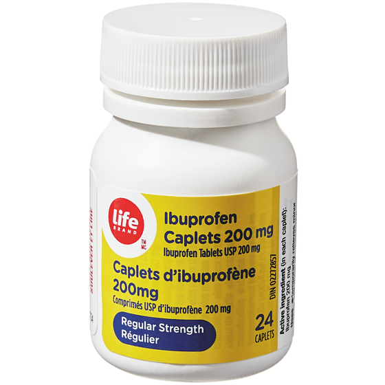 Life Brand Ibuprofen Cablets 200Mg 24 caplets 24 ea, $0.23/1ea