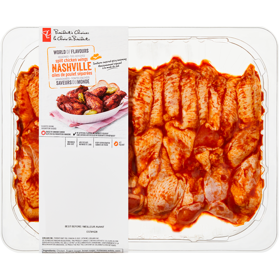 le Choix du Président PC SDM AILE POULET NASHVILLE 16,51 $/1kg 7,49 $/1lb