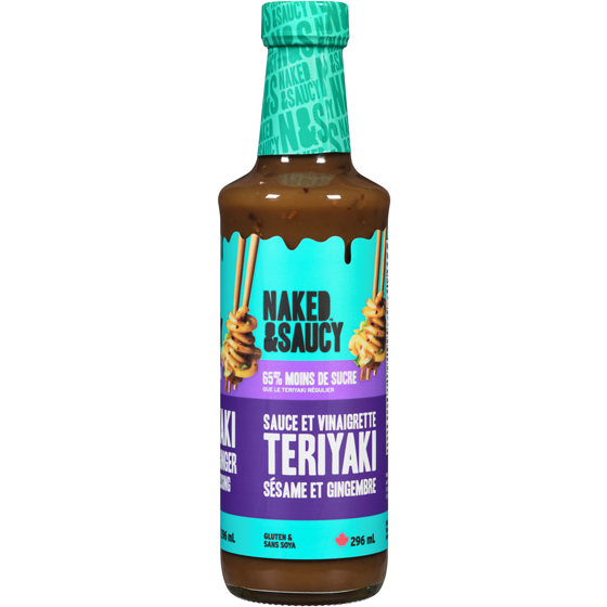 Naked Coconuts Sans sauce soja teriyaki sésame et gingembre 296 ml, 3,21 $/100ml