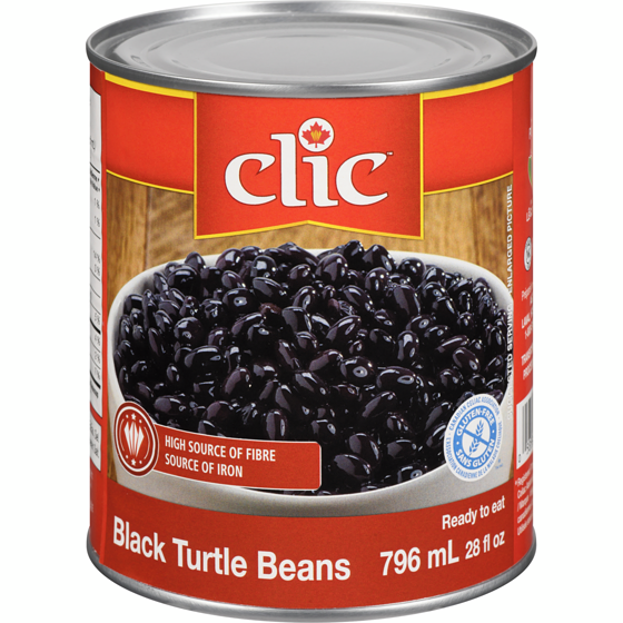 Clic Black Turtle Beans 796 ml, $0.31/100ml