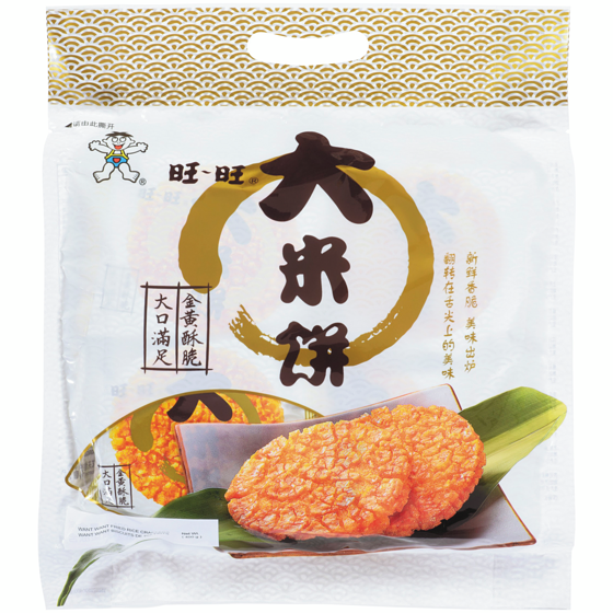 Want Want Biscuits de riz frits 400 g, 2,07 $/100g