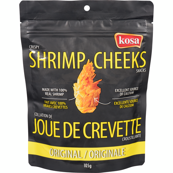 Kosa Collation de joue de crevette croustillante originale 105 g, 8,56 $/100g