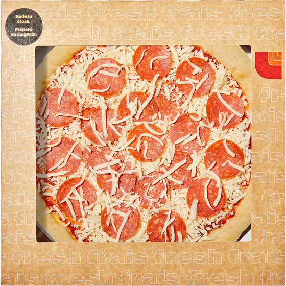 null Pepperoni Pizza 527 g, $1.90/100g