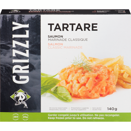 Grizzly Grizzly Tartare De Salmon  140 g, 8,57 $/100g