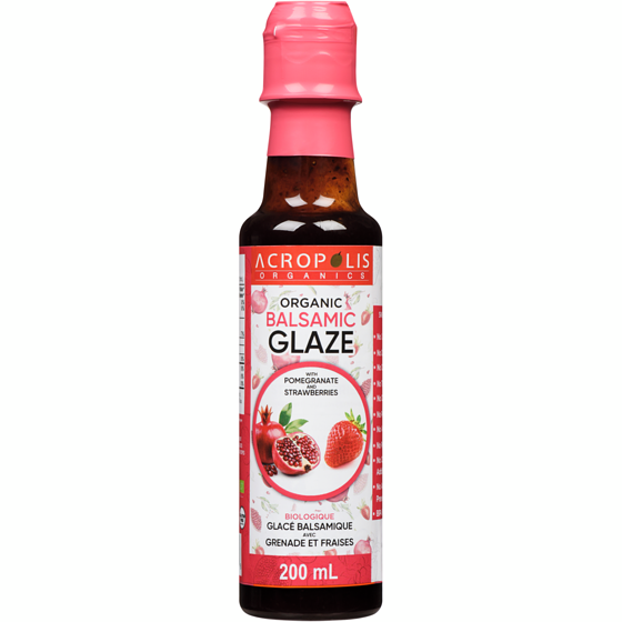 Acropolis Organics Balsamic Glaze With Pomegranate And Strawberries Organic 200 ml, $8.00/100ml