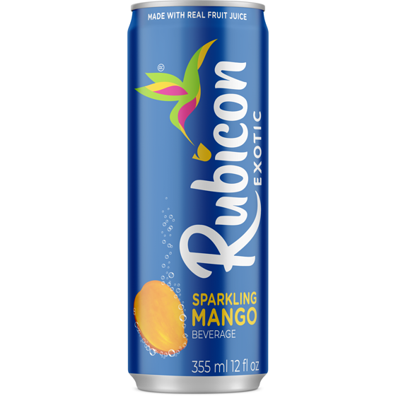 Rubicon Sparkling Mango Beverage 355 ml, $0.65/100ml