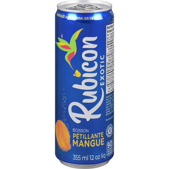 Rubicon Boisson pétillante à la mangue 355 ml, 0,65 $/100ml