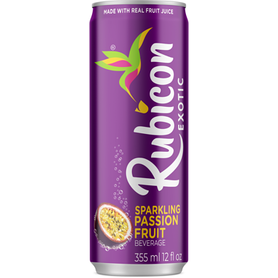 Rubicon Sparkling Passion Fruit Beverage 355 ml, $0.65/100ml