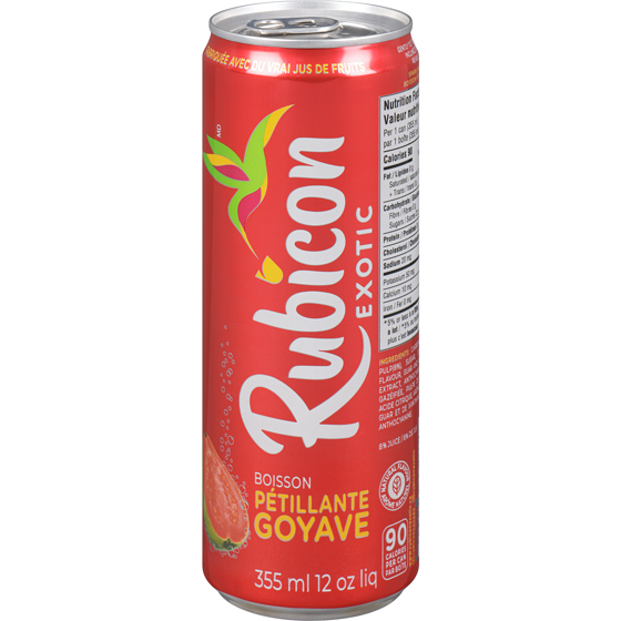 Rubicon Boisson pétillante à la goyave 355 ml, 0,65 $/100ml