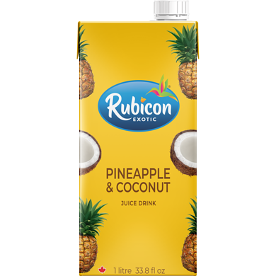 Rubicon Pineapple Coconut Juice Drink 1 l, $0.25/100ml