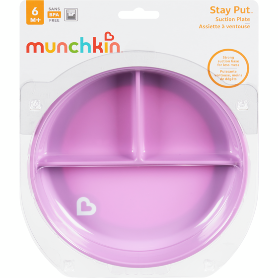 Munchkin Stay Put Suction Plate 6 M+ 1 ea, $6.29/1ea