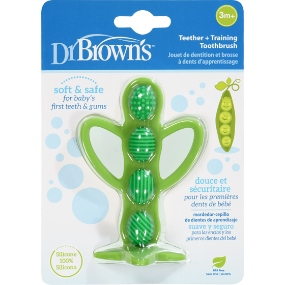 Dr Brown's Peapod Teething & Training Toothbrush 1 ea, $6.49/1ea