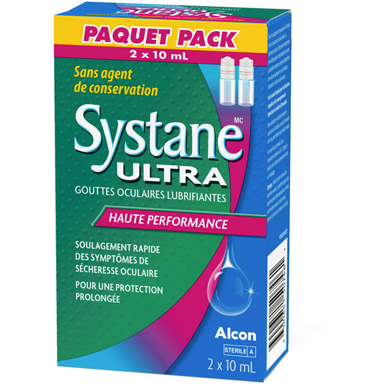 Systane Gouttes ophtalmiques ultra lubrifiantes sans conservateur 20 ml, 134,95 $/100ml