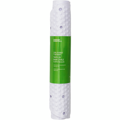 Everyday Essentials Tub Mat, Oval Bubble, White 1 ea, $10.00/1ea