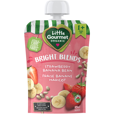 Baby Gourmet Organic Bright Blends Strawberry Banana Bean  113 ml, $2.65/100ml