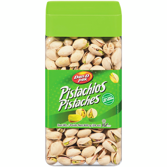 Dan D Pak Pistaches sel marin 800 g, 2,50 $/100g