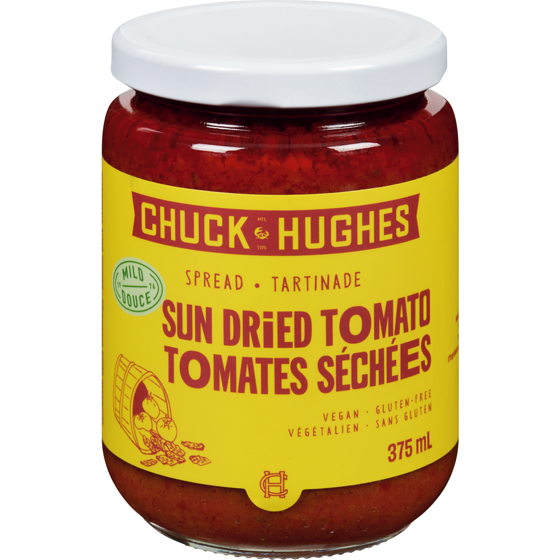 Chuck Hughes Spread Sun Dried Tomato Mild 375 ml, $2.08/100ml