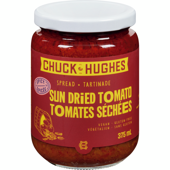Chuck Hughes Spread Sun Dried Tomato Spicy 375 ml, $2.08/100ml