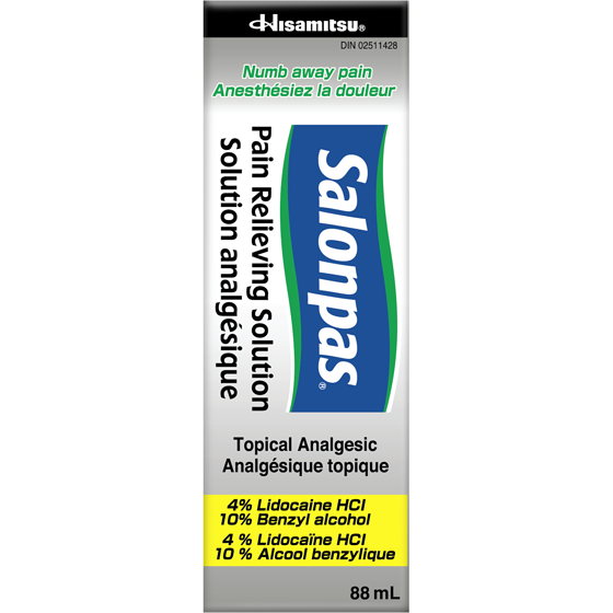 SalonPas Pain Relieving Solution 88 ml, $19.31/100ml