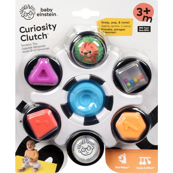 Baby Einstein Sensory Toy Curiosity Clutch 3+M 1 ea, $15.99/1ea
