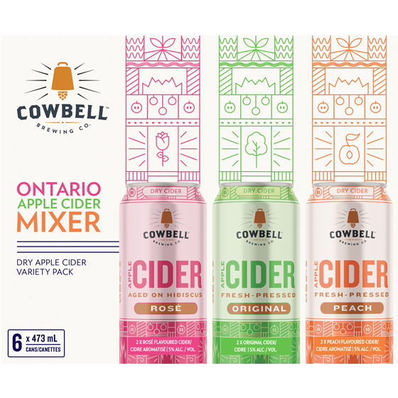 COWBELL Apple Cider Mixer (ID required at pick-up) 6x473.0 ml, $4.79/100ml