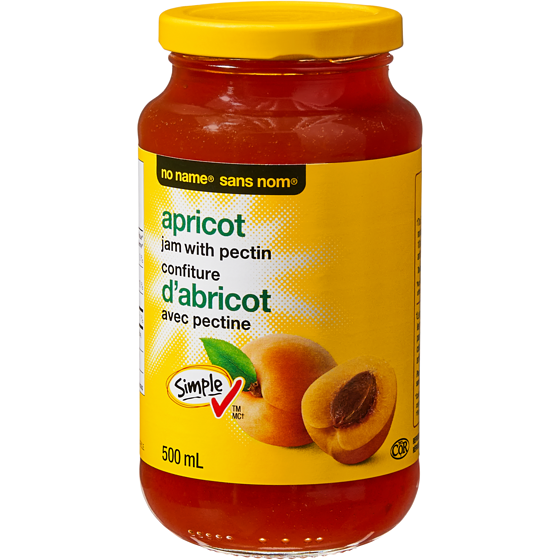 Sans Nom Confiture d’abricot avec pectine 500 ml, 0,86 $/100ml