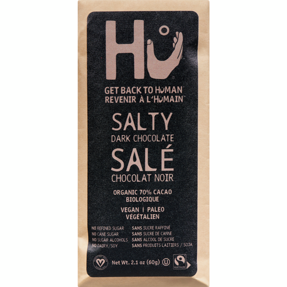 HU Dark Chocolate Salty 60 g, $14.98/100g