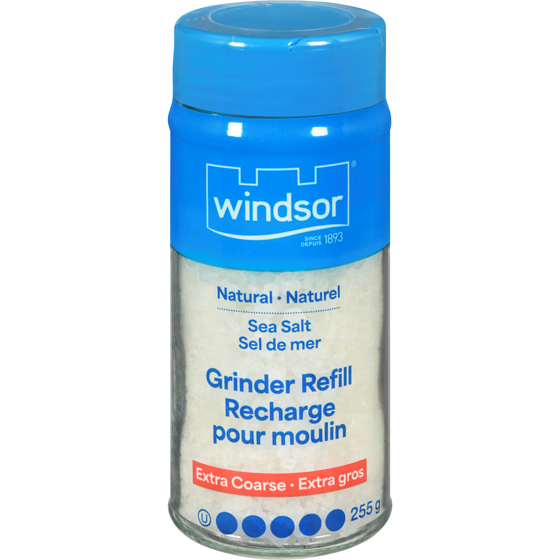 Windsor Recharge pour moulin sel de mer extra gros 255 g, 2,27 $/100g