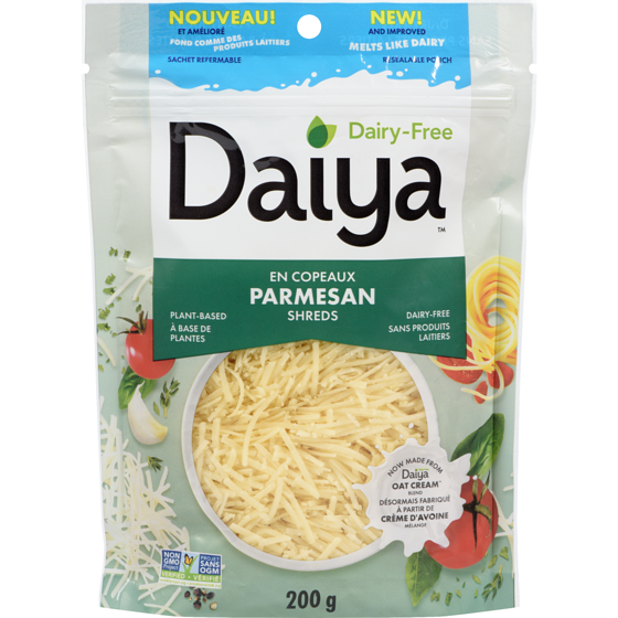 Daiya Dairy Free Parmesan Cheese Shreds 200 g, $3.50/100g
