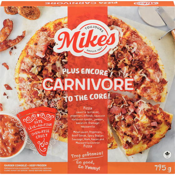 Mikes Pizza Carnivore 795 g, $1.51/100g