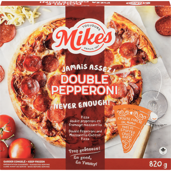 Mikes Pizza Double Pepperoni 820 g, $1.46/100g
