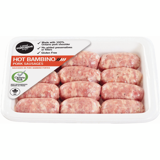 null Pork Bambino Sausage, Hot $14.31/1kg $6.49/1lb