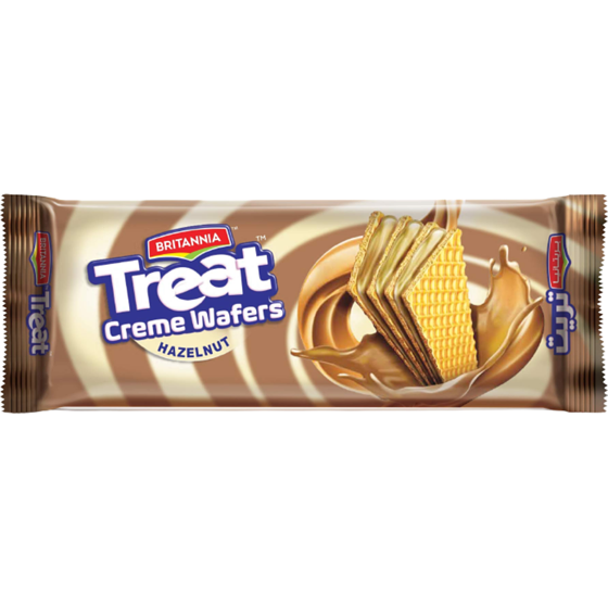 Britannia Treat Wafers Hazelnut 150 g, $0.99/100g