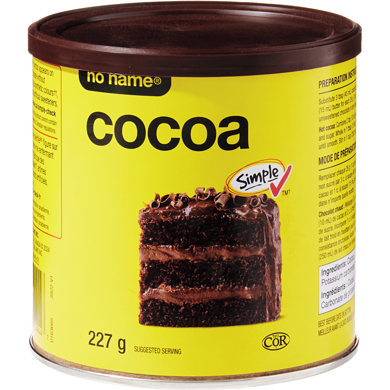 Sans Nom Poudre de cacao 227 g, 1,98 $/100g