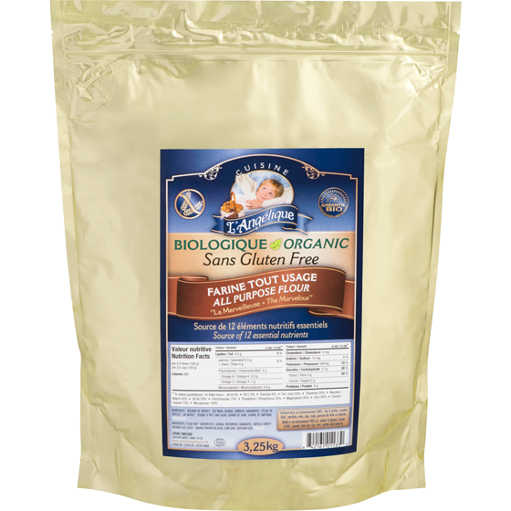 L Angelique All-Purpose Flour La Merveilleuse Blend 3.25 kg, $1.38/100g