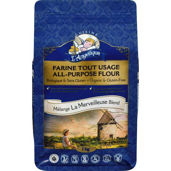 L Angelique  All-Purpose Flour La Merveilleuse Blend 1 kg, $1.25/100g