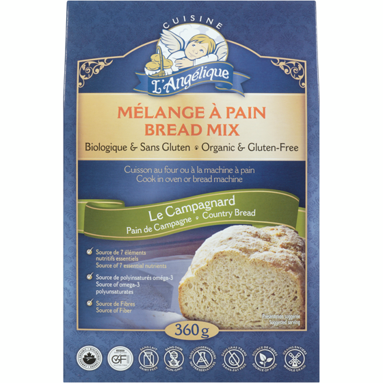 L Angelique Bread Mix "Le Campagnard" 360 g, $2.36/100g