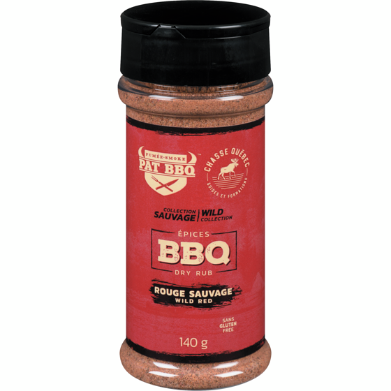 Pat BBQ Épices bbq rouge sauvage 140 g, 6,42 $/100g