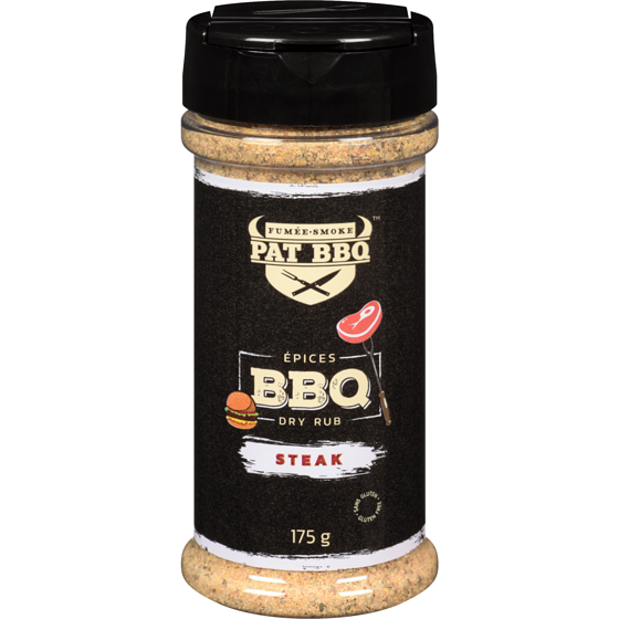 Pat BBQ Épices Bbqsteak 160 g, 5,62 $/100g