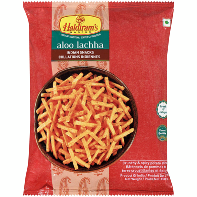 Haldiram Crunchy And Spicy Potato Sticks Aloo Laccha Namkeen 150 g, $1.17/100g